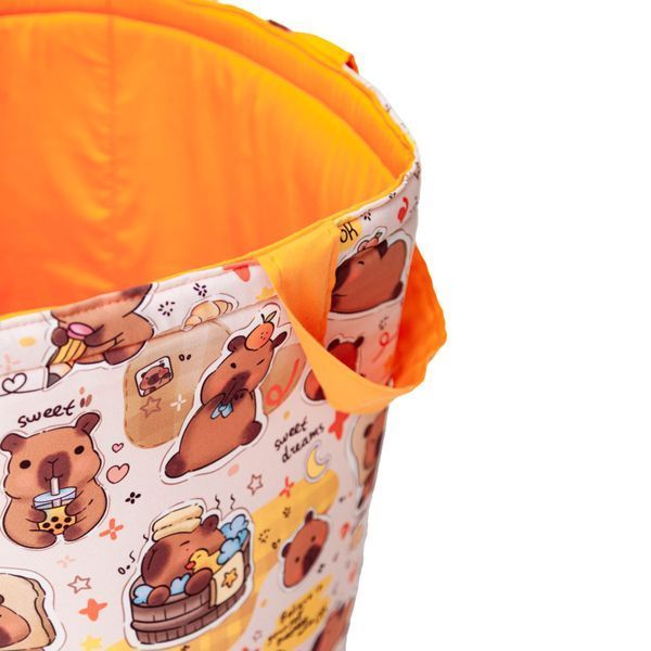 Корзина для игрушек "Капибара" высота 40 см ДК011 фото